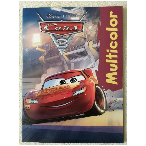 Disney Multicolor Malebog - Pixar Cars 3