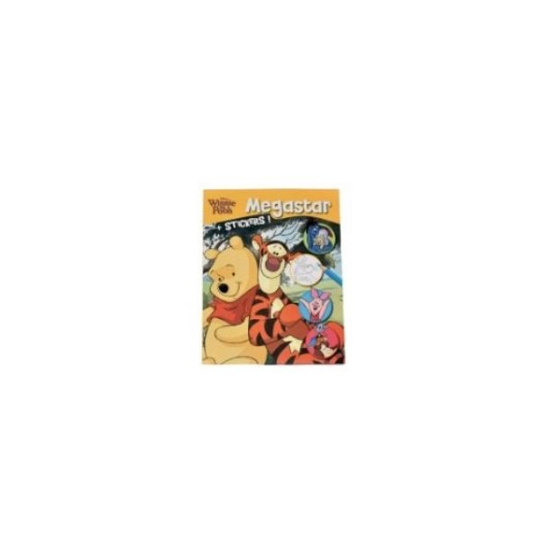 Disney Megastar Malebog + stickers - Peter Plys