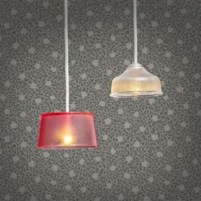 Lundby 2 Loftlamper m. batteri