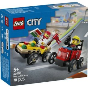 LEGO city Racerbilpakke  pizzabil mod brandbil V29