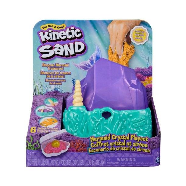 Kinetic Sand Mermaid Crystal legest