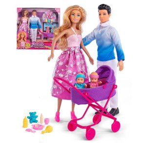 Judith og Jack med Tvillinger