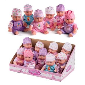 MYBABY 20cm dukke - assorteret