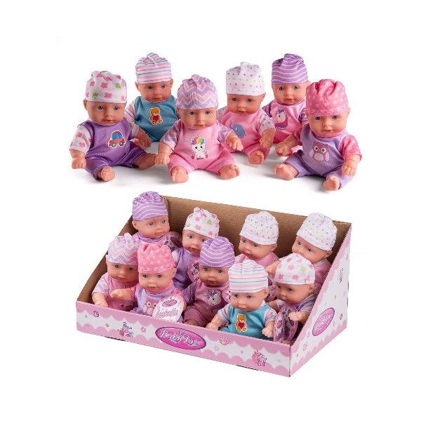 MYBABY 20cm dukke - assorteret