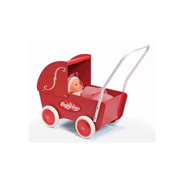 My Baby Love Rd Trdukkevogn - passer dukker op til 40cm