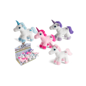 Kiddy Plush Unicorn - 4 forskellige farver
