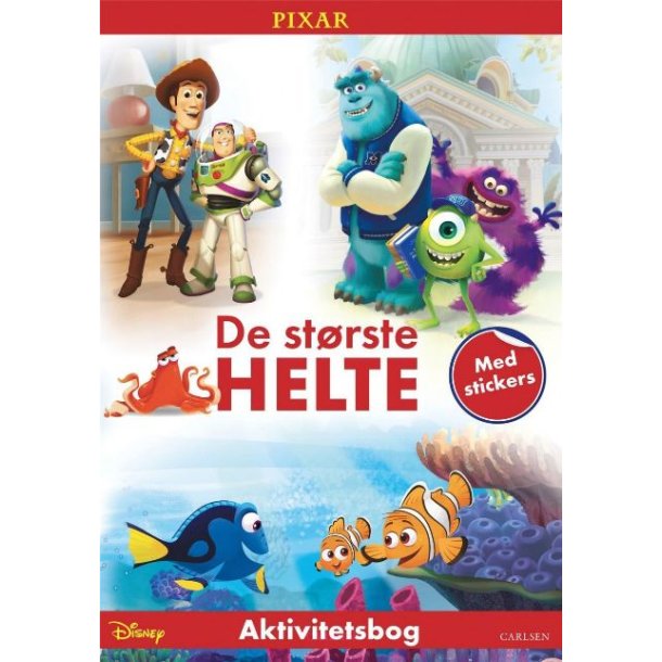 Disney Pixar 'De Strste Helte' Aktivtetsbog m. Stickers