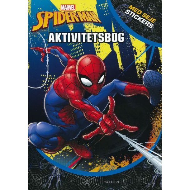 Aktivitetsbog m. Stickers: Marvel Spiderman