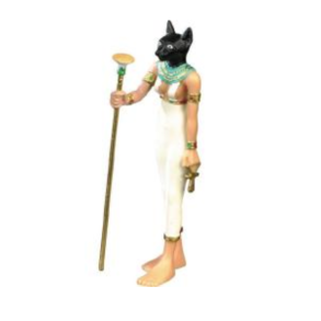 Kvindelig farrow figur - Bast