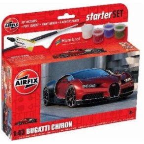 Airfix Small Starter Set 1:43 Bugatti Chiron