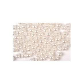 Voksperler 3mm i hvid