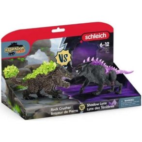 Schleich Shadow lynx vs. Rock crusher
