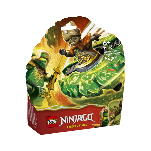 LEGO ninjago Lloyd mod jordmonster-spinner 