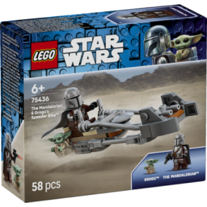 Lego Star Wars Mandalorianeren og Grogus speederbike