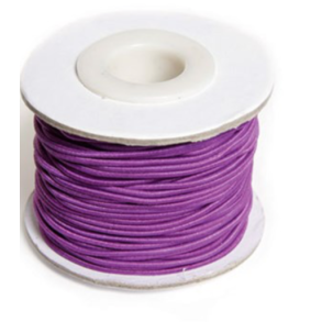 Elastic snor 1,2mm 25m. Lilla