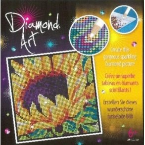 Diamandkunst - Solsikke