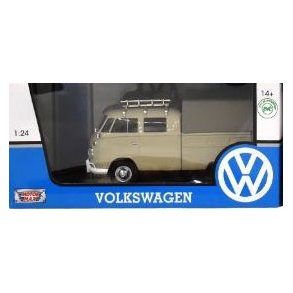 Folkevogn I metal 1:24 - VolkWagen type 2(T1) kufferter p taget, gr