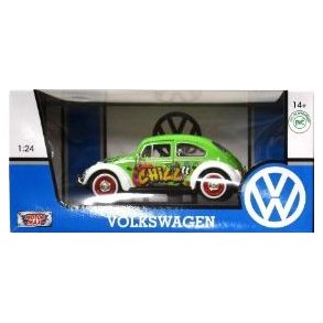 Folkevogn I metal - 1:24 - grn