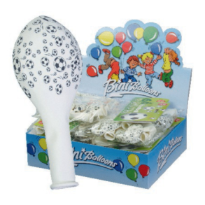 Balloner m fodbold, 6 stk