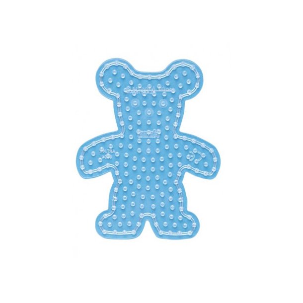 Hama Maxi Perleplade bamse (transparent)