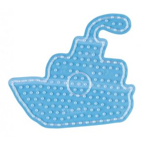 Hama Maxi Perleplade skib (transparent)
