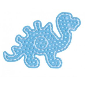 Hama Maxi Perleplade dinosauer (transparent)