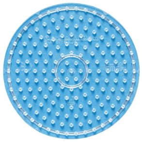 Hama Maxi Perleplade Rund (transparent)
