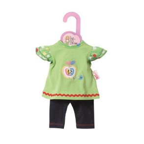 Dolly Moda modekjole med leggins - 30-36 cm