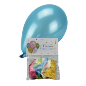 Balloner i forskellige farver, 8 stk