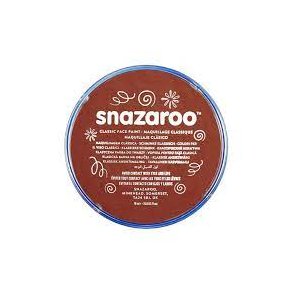 Mrk rd ansigts maling