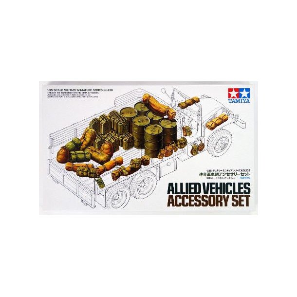 1:35 Military Miniature Allied Vehicles Accessory Set