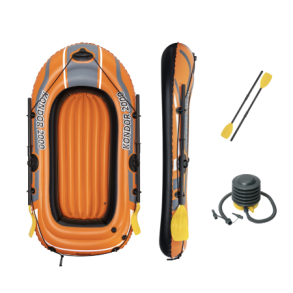 Gummibd, med rer og pumpe 1,97x1,15m