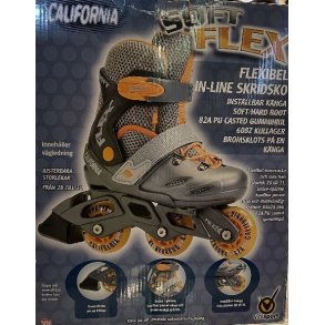 Rulleskjter gr Soft Flex str. 28-31