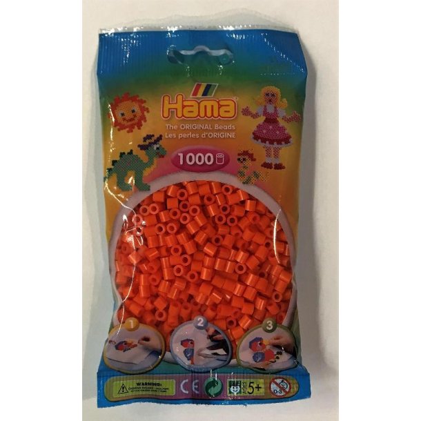 Hama Midi perler orange