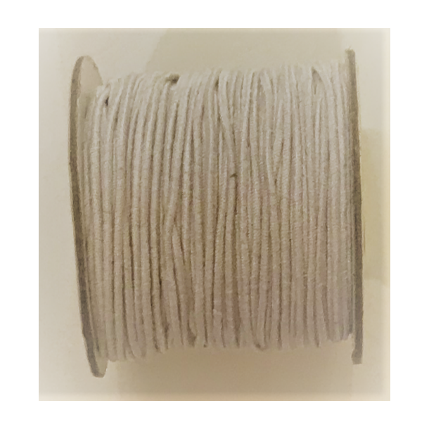 Elastic snor 1,2mm 25m. Hvid