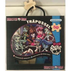 Monster High trpuslespil 50 brikker KRNAN 4+