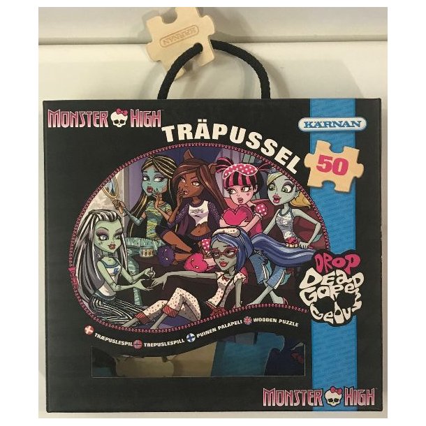 Monster High trpuslespil 50 brikker KRNAN 4+