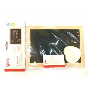 Tavle med trramme og kridt 26x0.5x19cm