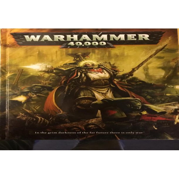 Warhammer book in the grim darkness of the war.