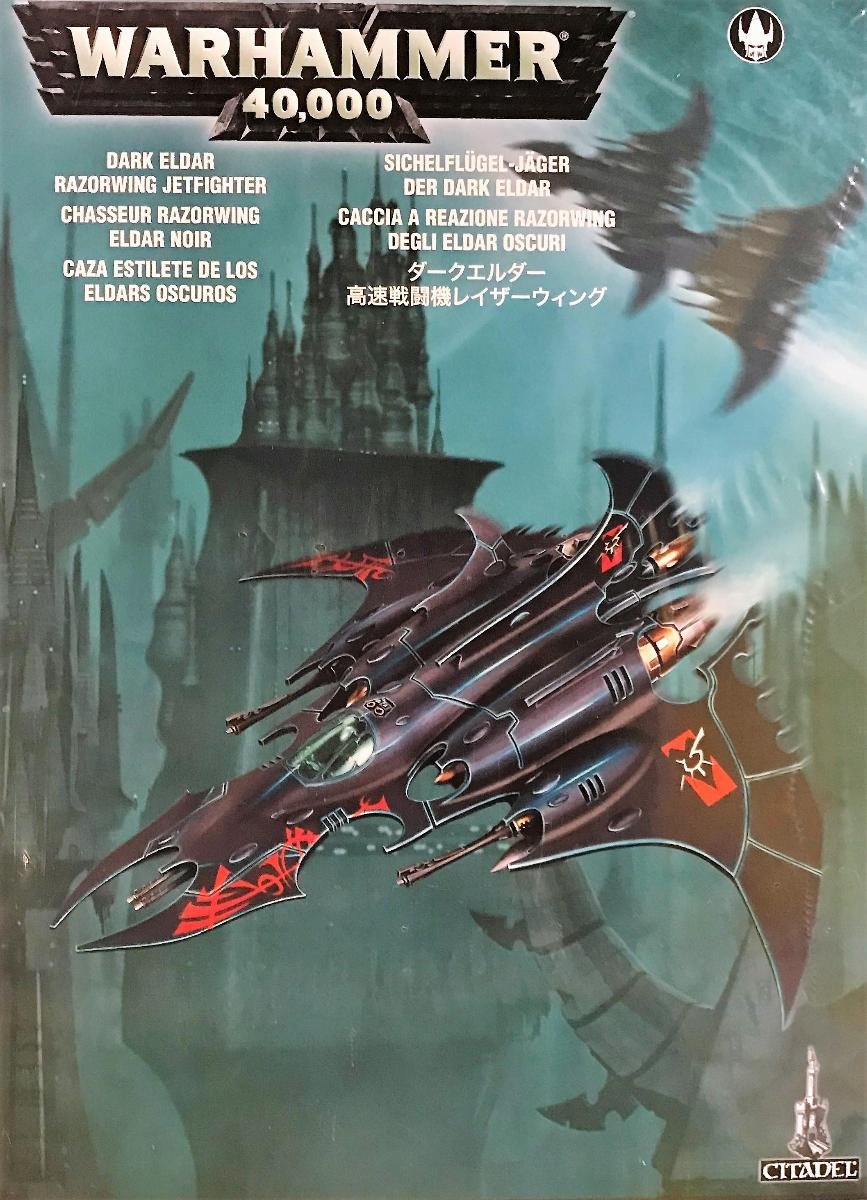 Warhammer 40k Dark Eldar Razorwing Jetfighter - Warhammer - Pipilegetøj
