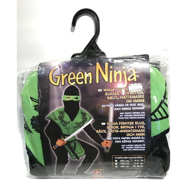 Green Ninja age 10-12 160 cm