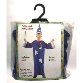 Wizard troldman Kostume small age 4-6