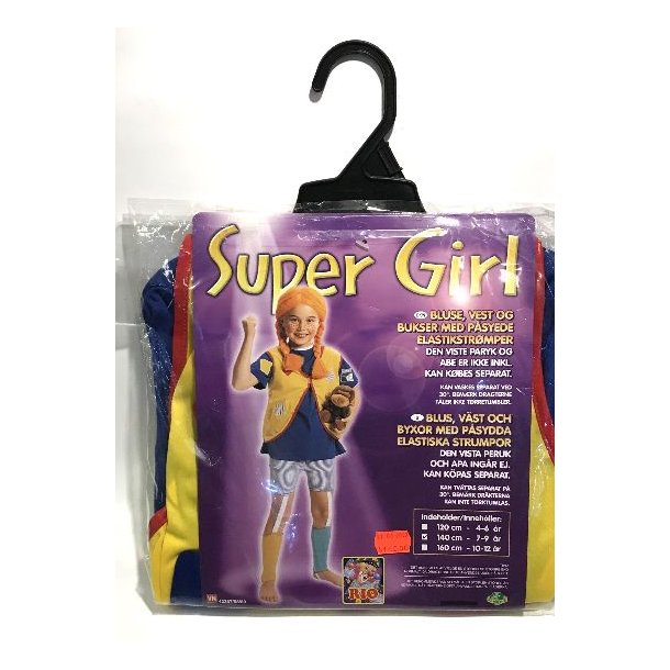 Super Girl 140 cm ages 7-9