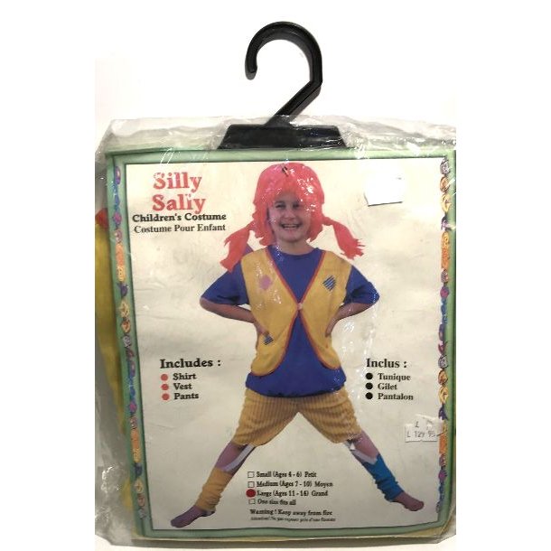 Silly Sally brnekostume 11-14 r Large