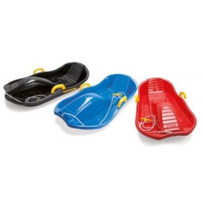 Klke, bobslde 84 cm med bremser Dantoy, Plads til mor og baby