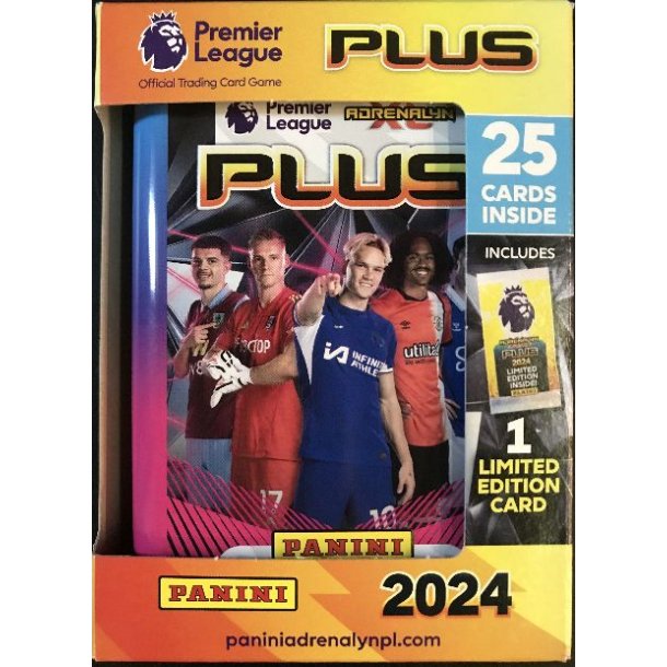 Premier League 2024 Adrenalyn PLUS pocket tin