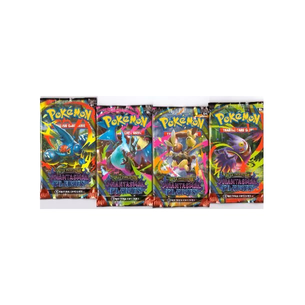 Pokemon MEGA Evolutions Phantasmal Flames booster pakke med 10 kort