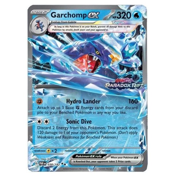 Pokemon ex Garchomp Card Big Card