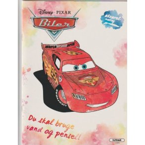 Disney Pixar Cars Akvarel-Malebog