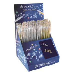 Metallic gel guld pencil